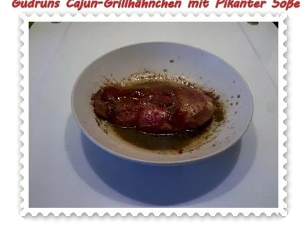 Rezept: Geflügel: Cajun-Grillhähnchen mit Pikanter Soße Bild Nr. 2 Geflügel: Cajun-Grillhähnchen mit Pikanter Soße - Rezept - Bild Nr. 2