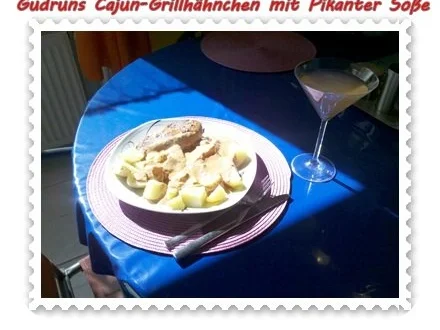 Rezept: Geflügel: Cajun-Grillhähnchen mit Pikanter Soße Bild Nr. 9 Geflügel: Cajun-Grillhähnchen mit Pikanter Soße - Rezept - Bild Nr. 9