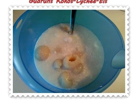 Eis: Kokos-Lychee-Eis - Rezept - Bild Nr. 3