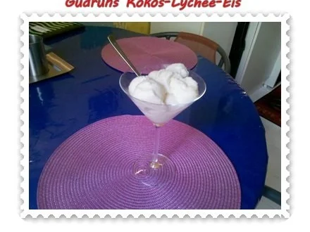 Eis: Kokos-Lychee-Eis - Rezept - Bild Nr. 11