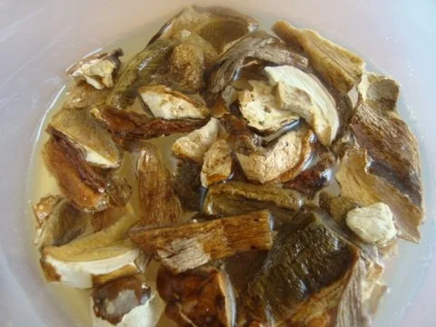 Rezept: Pilzsuppe mit gerösteten Kartoffeln Bild Nr. 4 Pilzsuppe mit gerösteten Kartoffeln - Rezept - Bild Nr. 4