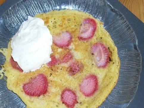 Rezept: Erdbeer - Pfannkuchen Erdbeer - Pfannkuchen - Rezept