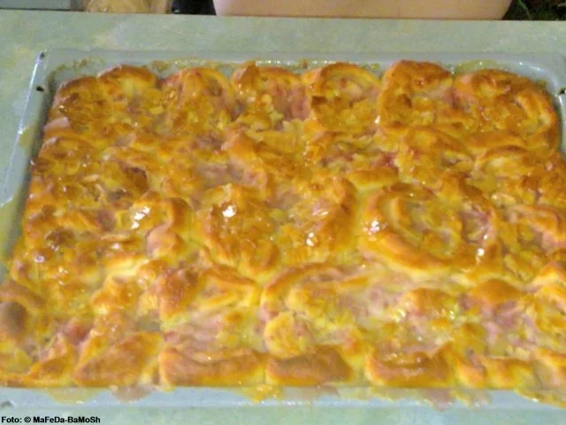 Himbeer-Bienenstich-Schnecken - Rezept - Bild Nr. 3