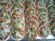 Mini Tortilla Pizzen - Rezept