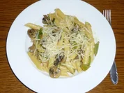 Pfannengericht - Sommerliche Nudel-Pfanne - Rezept