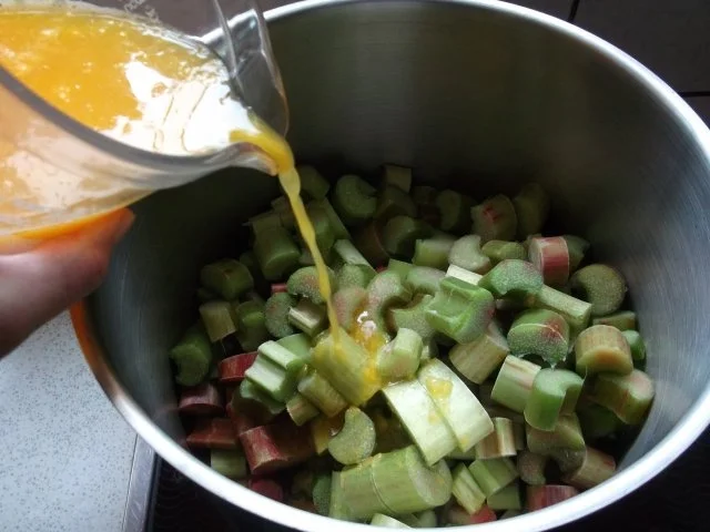 Rezept: Rhabarbersirup Bild Nr. 6 Rhabarbersirup - Rezept - Bild Nr. 6