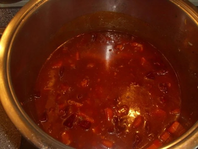 Rezept: Gulasch mit Rote Bete Bild Nr. 4 Gulasch mit Rote Bete - Rezept - Bild Nr. 4