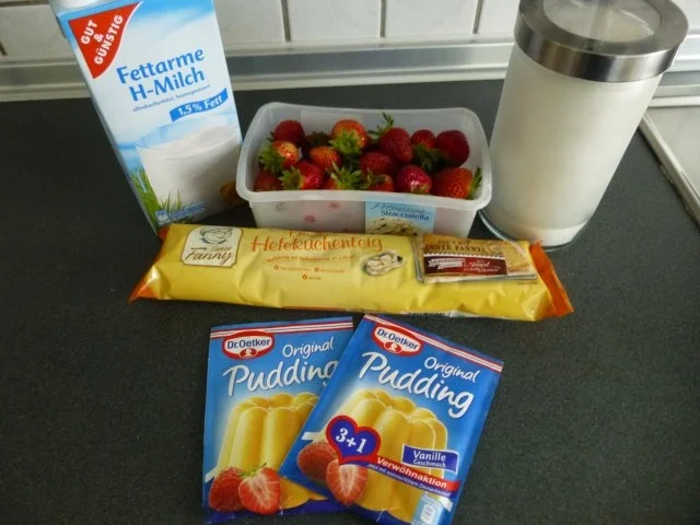 Erdbeerteilchen oder Päckchen - Rezept - Bild Nr. 2