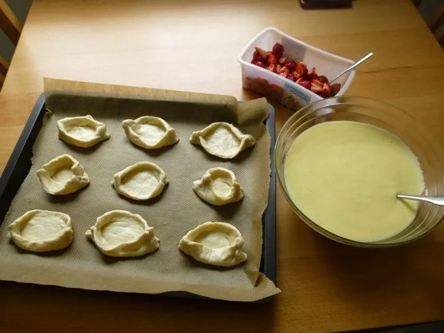 Erdbeerteilchen oder Päckchen - Rezept - Bild Nr. 7