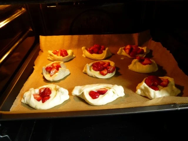 Erdbeerteilchen oder Päckchen - Rezept - Bild Nr. 8