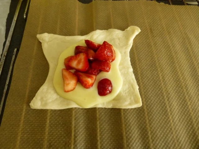 Erdbeerteilchen oder Päckchen - Rezept - Bild Nr. 9