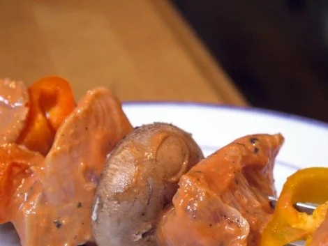 Rezept: Marinierte Hähnchenspieße Bild Nr. 9 Marinierte Hähnchenspieße - Rezept - Bild Nr. 9