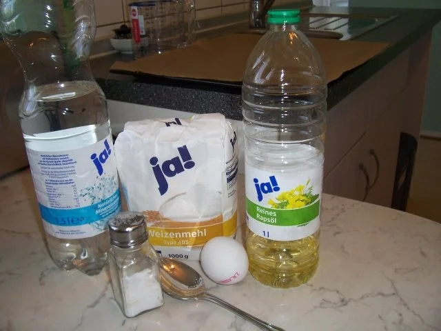 Flammkuchen mit Käse überbacken - Rezept - Bild Nr. 2