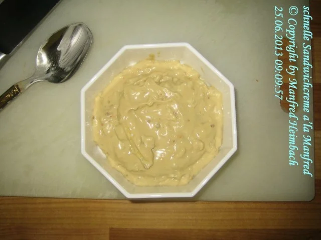 Rezept: Dips – schnelle Sandwichcreme a’la Manfred Dips – schnelle Sandwichcreme a’la Manfred - Rezept