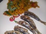 Fisch mit Curryreis - Rezept