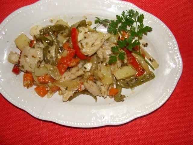 Fisch : Ahab's einfacher Fischsalat. - Rezept