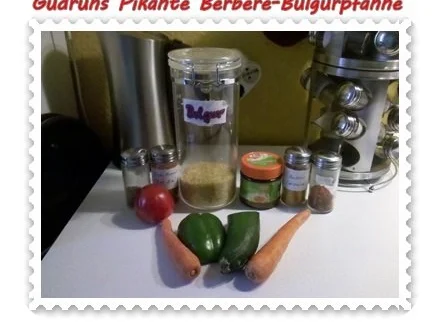 Vegetarisch: Pikante Berbere-Bulgurpfanne - Rezept - Bild Nr. 2