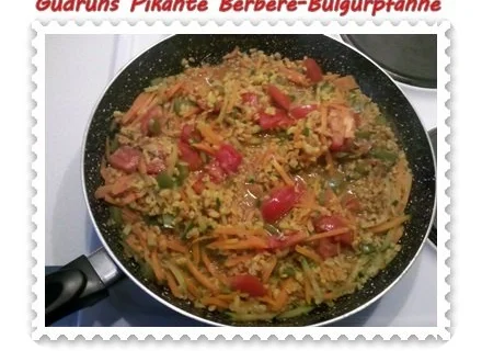 Vegetarisch: Pikante Berbere-Bulgurpfanne - Rezept - Bild Nr. 7