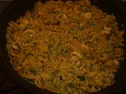 Champignon-Reispfanne - Rezept