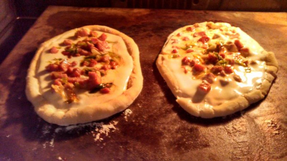 Flammkuchen aus Pizzateig - Rezept - Bild Nr. 2