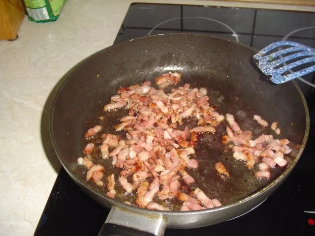 Rezept: Lauchspecksoße zu Spaghetti Bild Nr. 4 Lauchspecksoße zu Spaghetti - Rezept - Bild Nr. 4