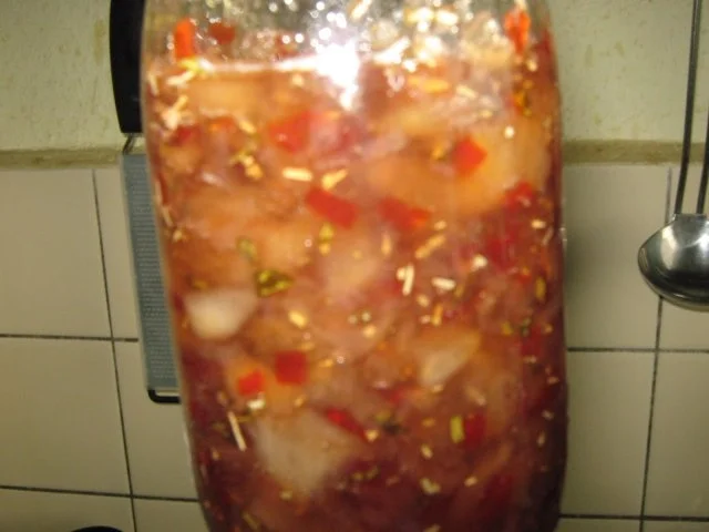 fruchtig-scharfes Bergpfirsich-Rosmarin-Chutney - Rezept