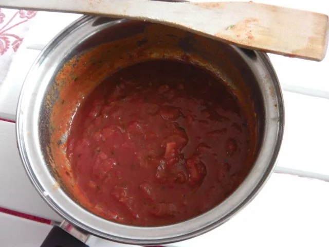Rezept: "grobe" Tomatensoße Bild Nr. 2 "grobe" Tomatensoße - Rezept - Bild Nr. 2