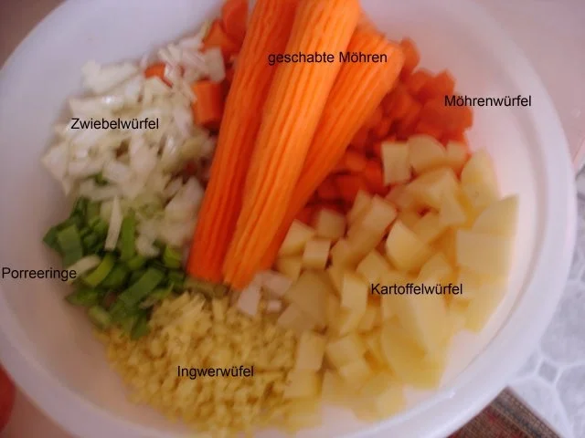 Ingwer-Möhren-Curry-Suppe - Rezept - Bild Nr. 4