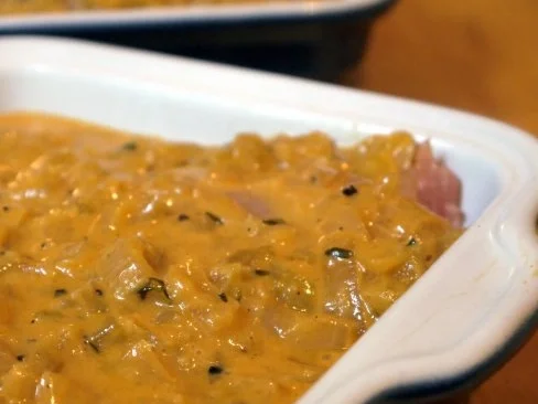 Rezept: Überbackenes Zwiebel-Cidre-Huhn Bild Nr. 10 Überbackenes Zwiebel-Cidre-Huhn - Rezept - Bild Nr. 10