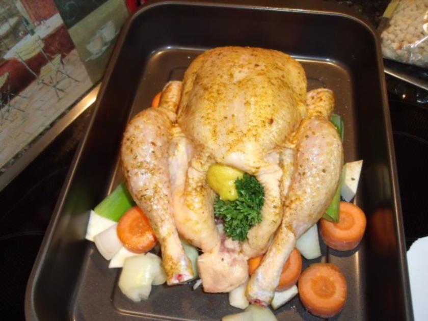 Brathähnchen - Rezept mit Bild