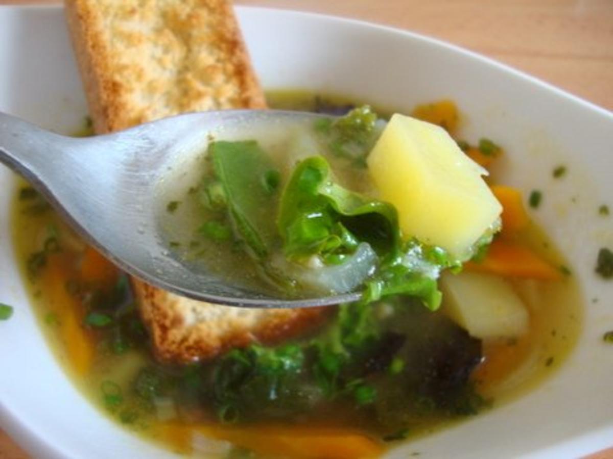 Kartoffel - Salat Süppchen - Rezept