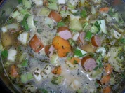 Kartoffelsuppe mit Kasseler Nackenkotelett - Rezept