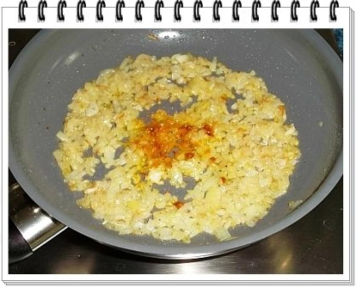 Würzige Stampfkartoffeln mit  Bulette und Gemüse dazu. - Rezept - Bild Nr. 4