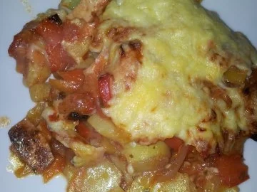 Leberkäse-Kartoffel-Gratin - Rezept - Bild Nr. 12