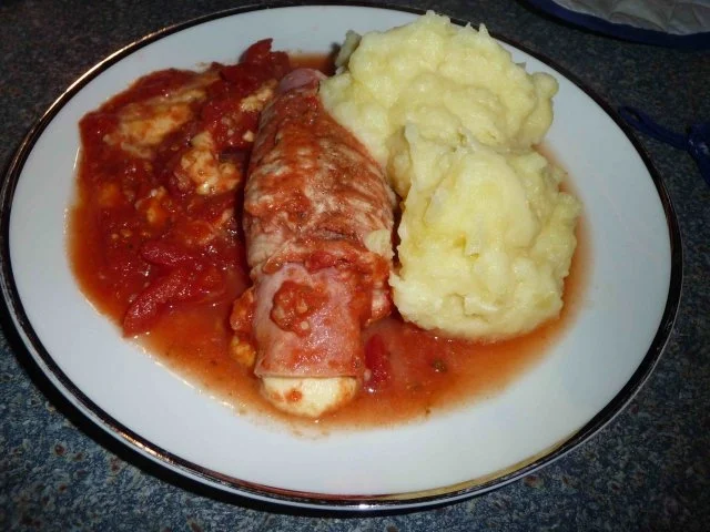 Schweineroulade im Tomatenbett - Rezept - Bild Nr. 10