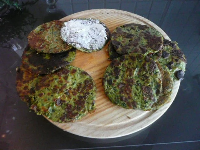 SPINAT/ SPINATPFANNKÜCHLEIN-TÖRTCHEN geschichtet - Rezept - Bild Nr. 2