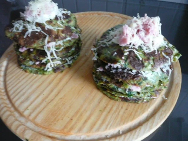 SPINAT/ SPINATPFANNKÜCHLEIN-TÖRTCHEN geschichtet - Rezept - Bild Nr. 6