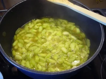 Rezept: Kikis Schmorgurkenpfanne mit Bratbällchen Bild Nr. 6 Kikis Schmorgurkenpfanne mit Bratbällchen - Rezept - Bild Nr. 6