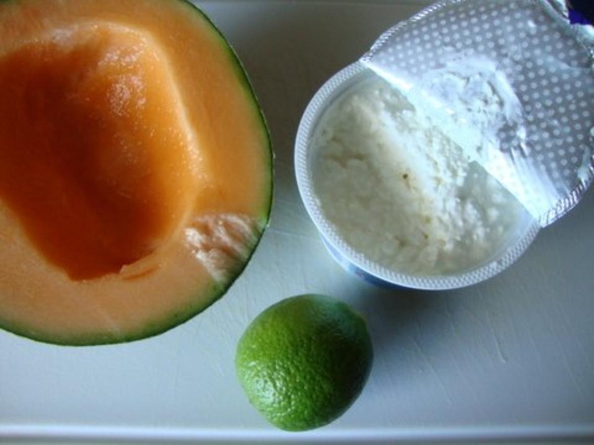 Kalte Melonensuppe mit Frischkäse - einfach - von SuppenGeniesser