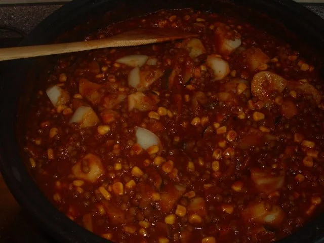 Rezept: Linsen-Kartoffeltopf Bild Nr. 5 Linsen-Kartoffeltopf - Rezept - Bild Nr. 5