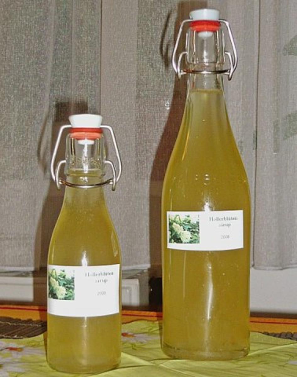 Bilder für Holunderblütensirup - Rezept