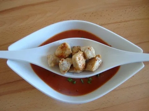 ein scharfes Tomatensüppchen mit feiner Einlage - Rezept - Bild Nr. 13