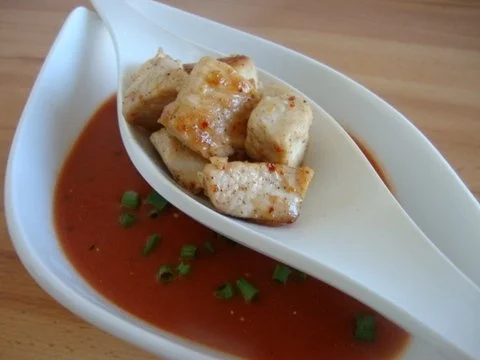 ein scharfes Tomatensüppchen mit feiner Einlage - Rezept - Bild Nr. 14