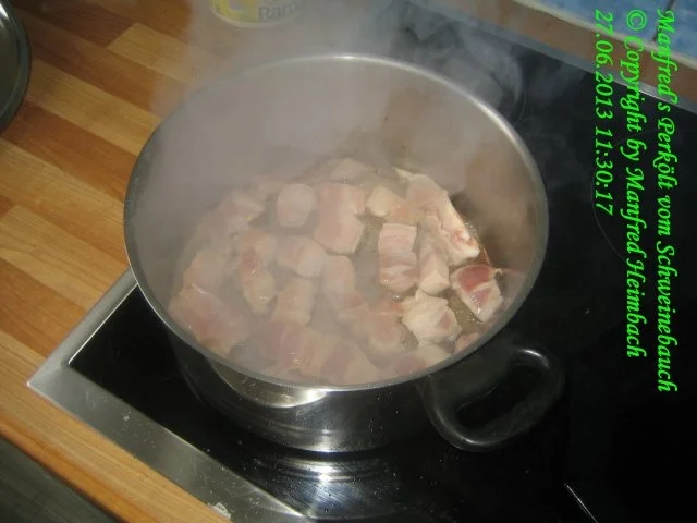 Fleisch – Manfred’s Perkölt vom Schweinebauch - Rezept - Bild Nr. 7