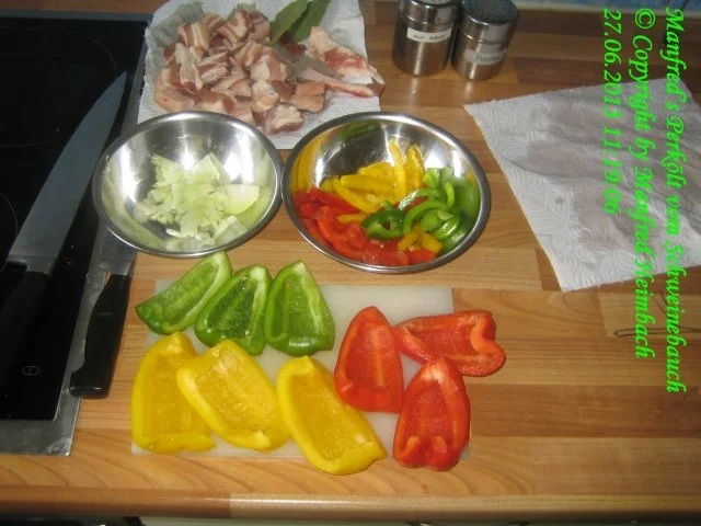 Fleisch – Manfred’s Perkölt vom Schweinebauch - Rezept - Bild Nr. 9