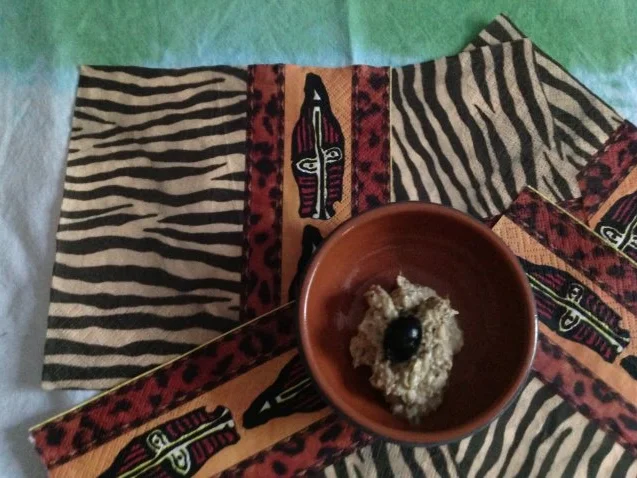 Auberginen- Dip M´tabbal - Rezept