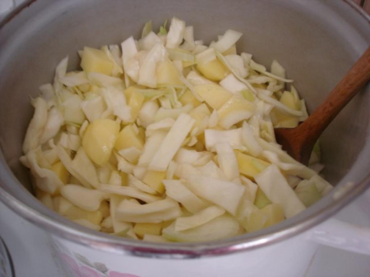 Weißkohl-Kartoffelcreme-Suppe - Rezept - Bild Nr. 6