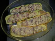 Zucchinischiffchen überbackene Zucchini - Rezept