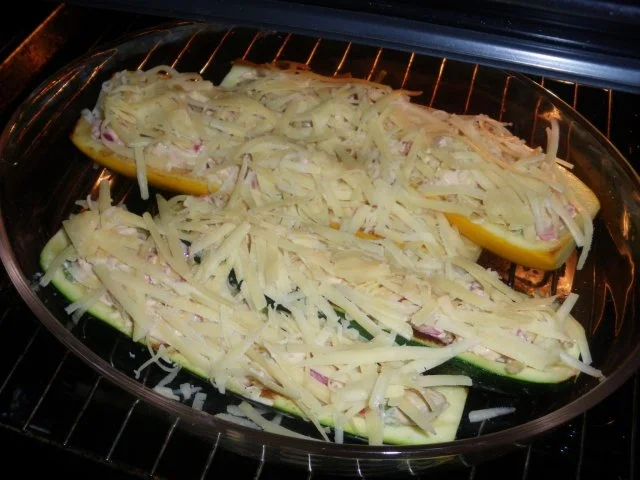 Zucchinischiffchen überbackene Zucchini - Rezept - Bild Nr. 2