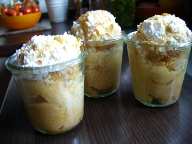 Rezept: Kuchen im Glas: Apfel - Mandel Bild Nr. 3 Kuchen im Glas: Apfel - Mandel - Rezept - Bild Nr. 3